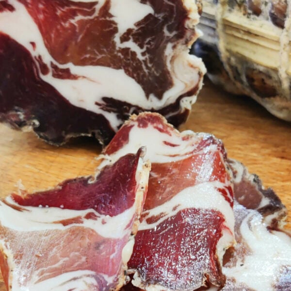 Coppa Nebrodi Schwarzes Schweinefleisch – 100 Gramm – Bild 2