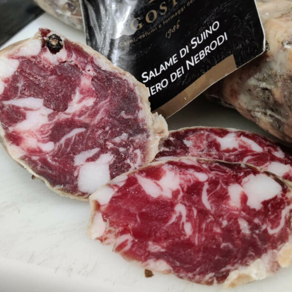 Salami Nebrodi Schwarzes Schwein – 100 Gramm – Bild 2