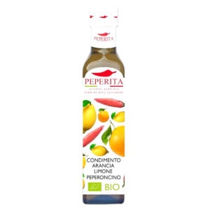 Olivenöl mit Peperoncino, Orange und Zitrone – Peperita