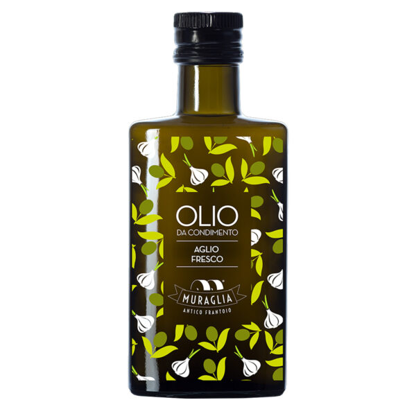 Natives Olivenöl extra mit Knoblauch - Muraglia