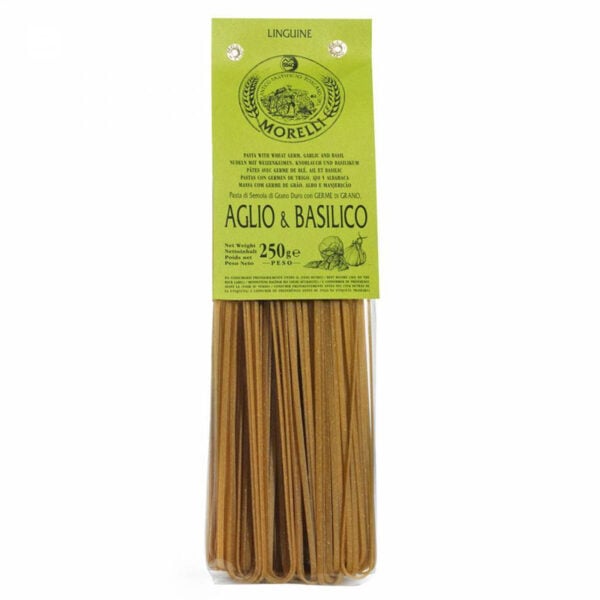 Linguine mit Knoblauch und Basilikum - Morelli