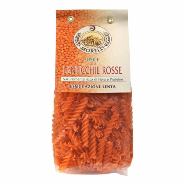 Rote Linsen-Fusilli - Morelli