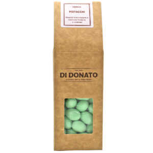 Konfetti-Pistazien mit dunkler Schokolade 250 Gramm - Di Donato 1932