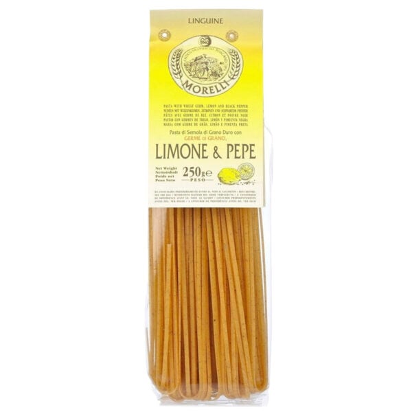 Linguine-Nudeln mit Zitrone und Pfeffer - Morelli