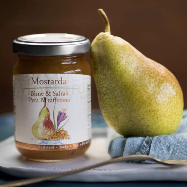 Birnen-Safran-Chutney 160 Gramm - Alpe Pragas – Bild 2
