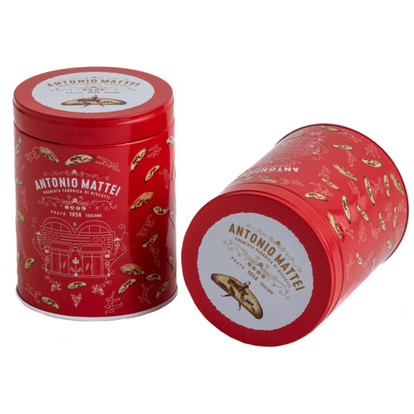 Cantuccini-Schokoladenkekse in roter Dose – Antonio Mattei – Bild 2