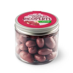 Mandeln mit Himbeer-Weißer Schokolade - Pura Delizia