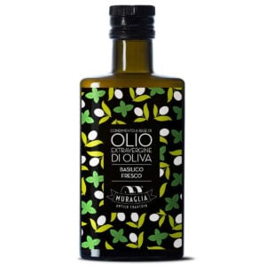 Natives Olivenöl extra mit Basilikum - Muraglia