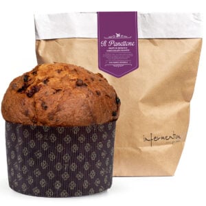 Panettone mit weißer Schokolade und Waldfrüchten 1 kg - Infermentum - Vorbestellung