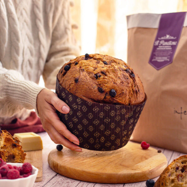 Panettone mit weißer Schokolade und Waldfrüchten 1 kg - Infermentum - Vorbestellung – Bild 3