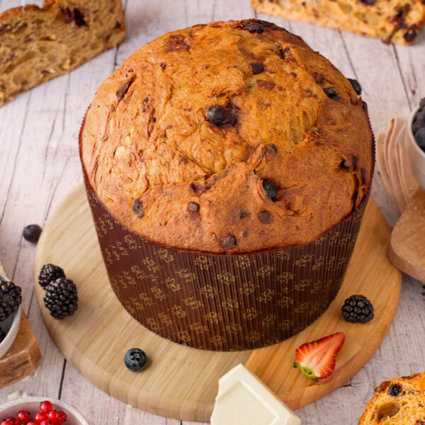 Panettone mit weißer Schokolade und Waldfrüchten 1 kg - Infermentum - Vorbestellung – Bild 2