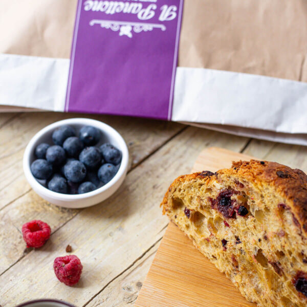 Panettone mit weißer Schokolade und Waldfrüchten 1 kg - Infermentum - Vorbestellung – Bild 4